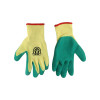 Latex Dipped Gloves Yellow Green